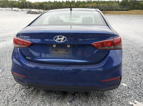 3KPC24A30KE079428 2019 HYUNDAI ACCENT Blue უკანა ხედი