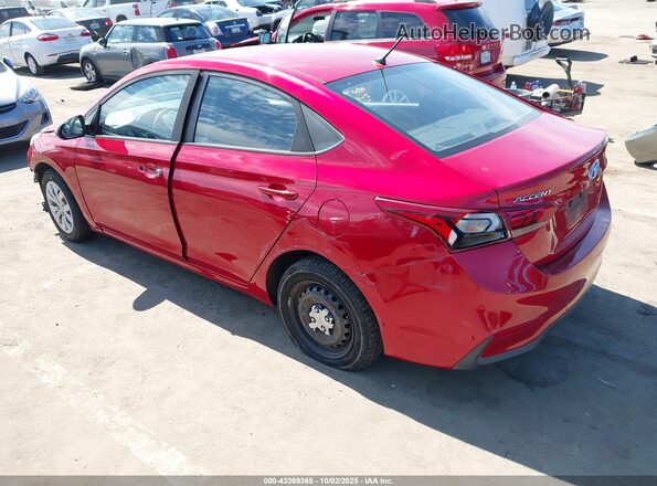 3KPC24A33JE015446 2018 HYUNDAI ACCENT Красный Задняя левая четверть