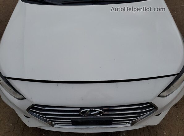 3KPC24A60LE123925 2020 HYUNDAI ACCENT White უკანა სალონის ხედი