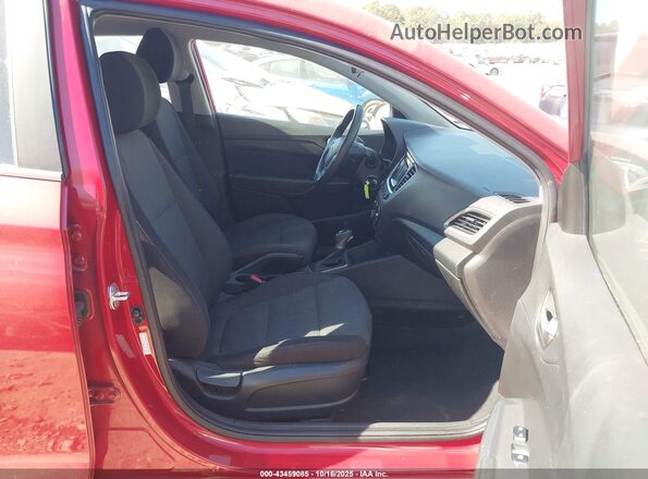 3KPC24A61LE103960 2020 HYUNDAI ACCENT Red Widok wnętrza z przodu