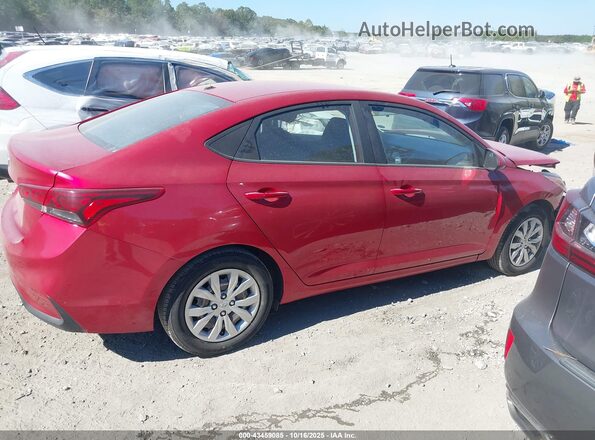 3KPC24A61LE103960 2020 HYUNDAI ACCENT Red Widok wnętrza z tyłu