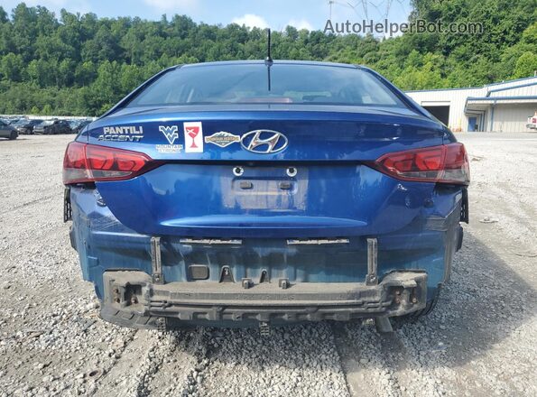 3KPC24A61LE125764 2020 HYUNDAI ACCENT Blue Вид ззаду
