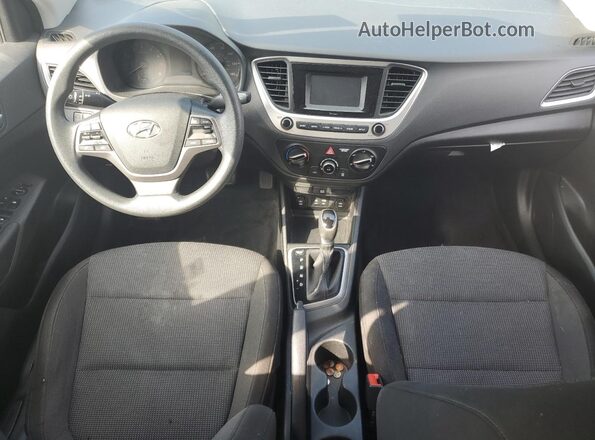 3KPC24A61LE125764 2020 HYUNDAI ACCENT Blue Вид панелі приладів