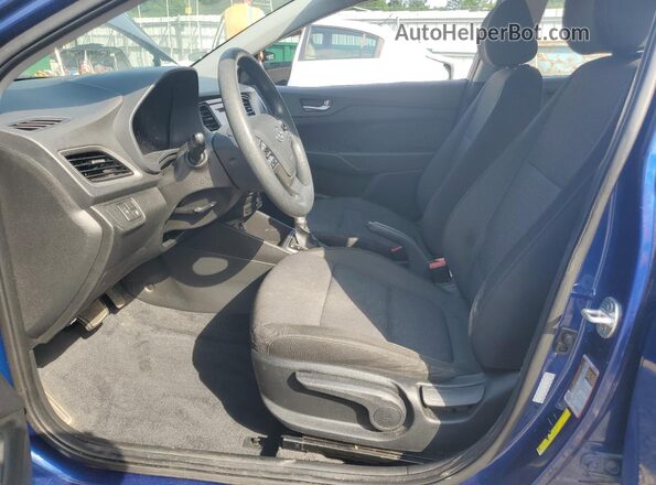3KPC24A61LE125764 2020 HYUNDAI ACCENT Blue Вид салону спереду