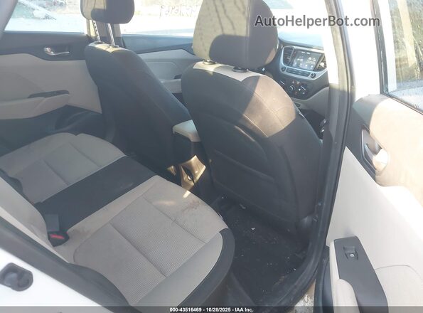 3KPC24A61ME134434 2021 HYUNDAI ACCENT White Widok naklejki z numerem VIN