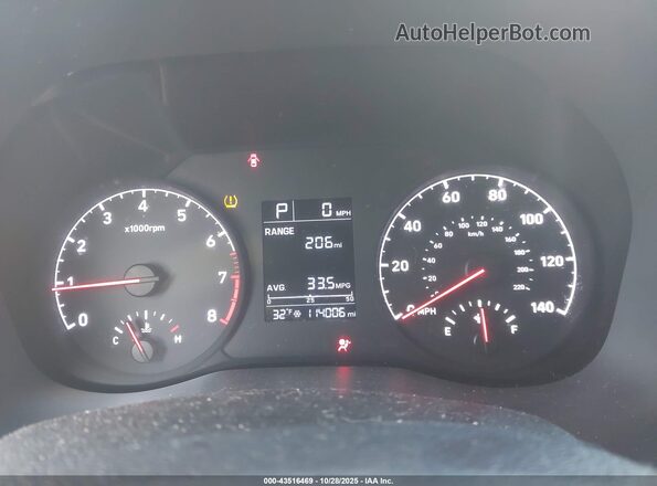 3KPC24A61ME134434 2021 HYUNDAI ACCENT White Widok tylnych siedzeń