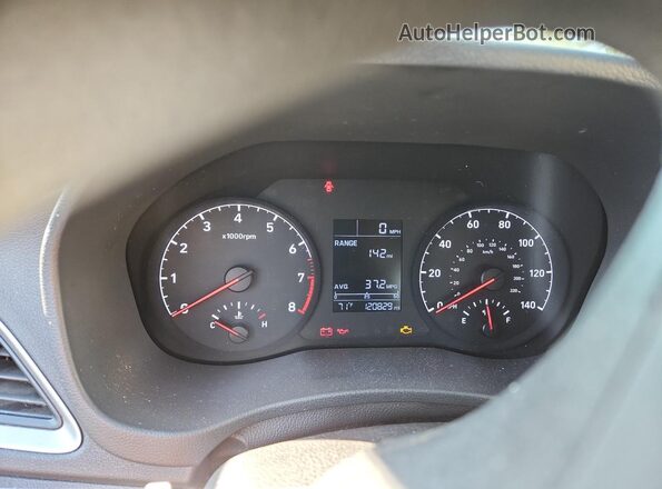 3KPC24A62LE115809 2020 HYUNDAI ACCENT Silver Սարքավորումների վահանակի տեսք