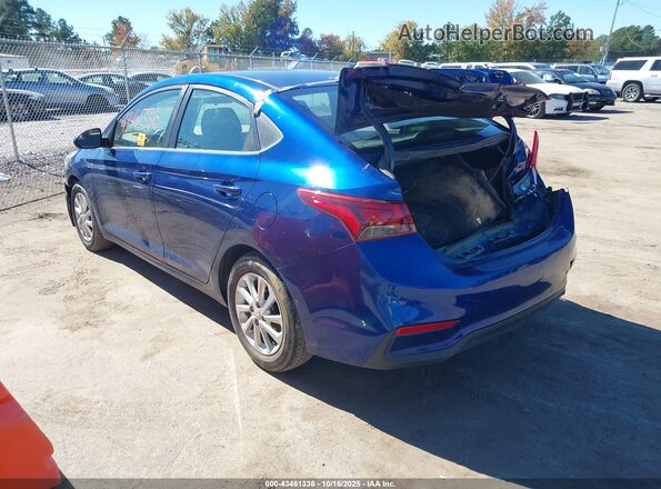 3KPC24A63ME141238 2021 HYUNDAI ACCENT Blue უკანა მარცხენა