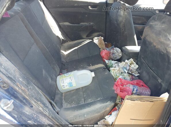 3KPC24A63ME141238 2021 HYUNDAI ACCENT Blue VIN კოდის სტიკერის ხედი