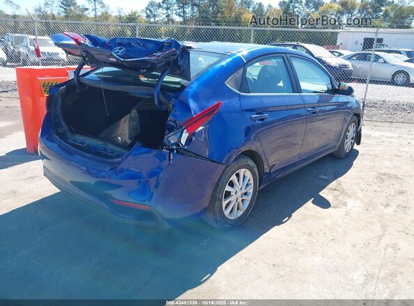 3KPC24A63ME141238 2021 HYUNDAI ACCENT Blue უკანა მარჯვენა