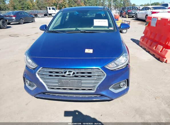 3KPC24A63ME141238 2021 HYUNDAI ACCENT Blue ხელსაწყოთა პანელის ხედი