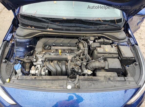 3KPC24A63ME150800 2021 HYUNDAI ACCENT Blue Սալոնի հետևի տեսք