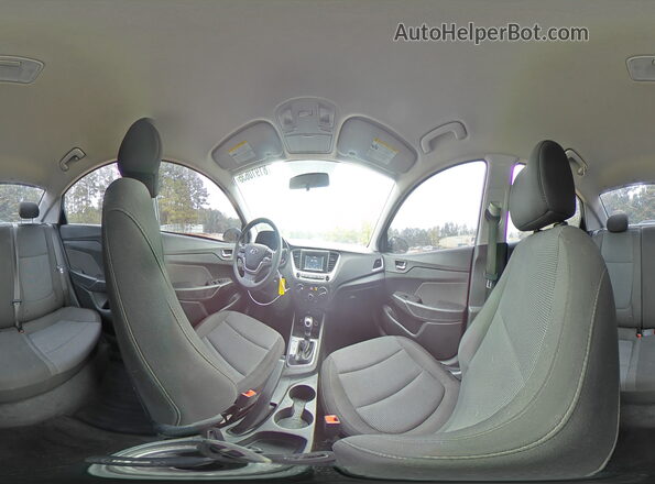3KPC24A63ME150800 2021 HYUNDAI ACCENT Blue Սալոնի 360 աստիճան տեսք