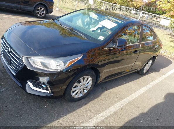 3KPC24A63NE170126 2022 HYUNDAI ACCENT Черный Передняя левая четверть