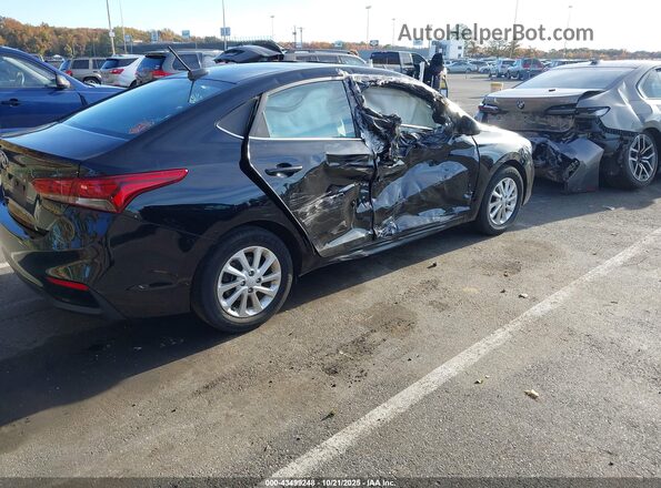 3KPC24A63NE170126 2022 HYUNDAI ACCENT Черный Задняя правая четверть