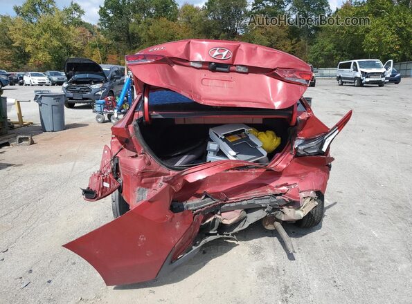 3KPC24A64LE117156 2020 HYUNDAI ACCENT Red Widok z tyłu