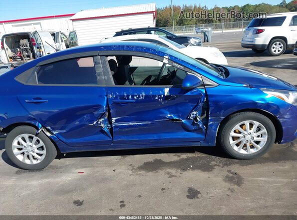 3KPC24A64NE165291 2022 HYUNDAI ACCENT Blue Вид спереду