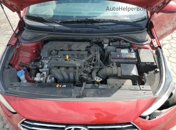3KPC24A65ME133965 2021 HYUNDAI ACCENT Red Սալոնի հետևի տեսք