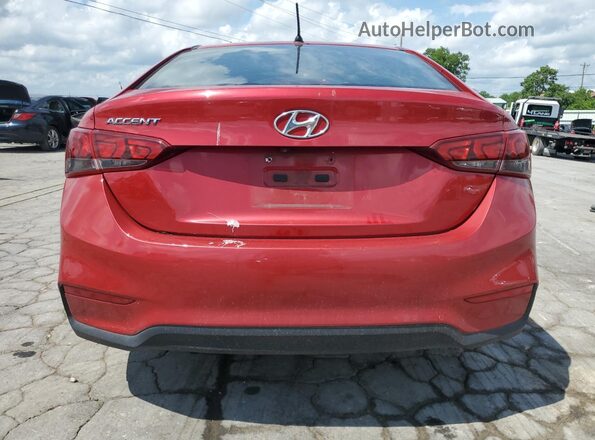 3KPC24A65ME133965 2021 HYUNDAI ACCENT Red Հետևի տեսք