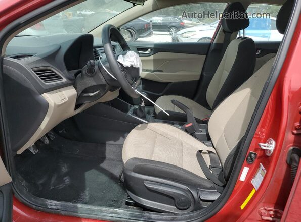 3KPC24A65ME140687 2021 HYUNDAI ACCENT Red Սալոնի դիմացի տեսք
