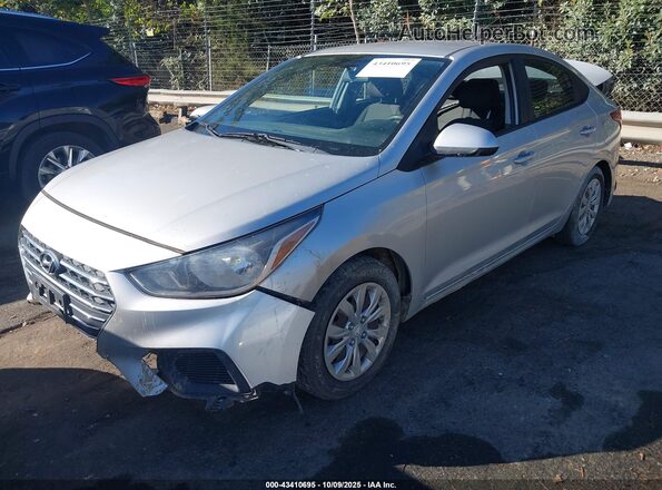 3KPC24A66LE109057 2020 HYUNDAI ACCENT Silver წინა მარცხენა ხედი სამი მეოთხედიდან