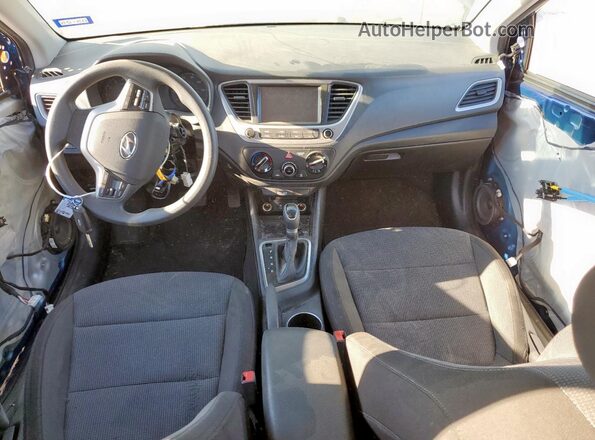 3KPC24A66LE111679 2020 HYUNDAI ACCENT Blue წინა პანელის ხედი