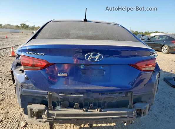 3KPC24A66LE111679 2020 HYUNDAI ACCENT Blue უკანა ხედი