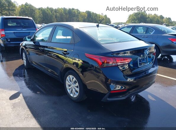 3KPC24A66ME150693 2021 HYUNDAI ACCENT Black Հետևի ձախ