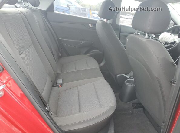 3KPC24A67LE114090 2020 HYUNDAI ACCENT Red უკანა სავარძლების ხედი