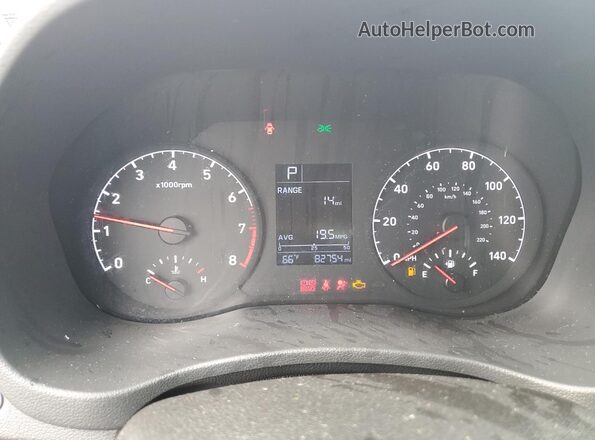 3KPC24A67LE114090 2020 HYUNDAI ACCENT Red ხელსაწყოთა პანელის ხედი