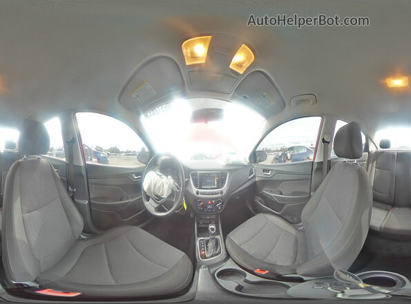 3KPC24A67LE114090 2020 HYUNDAI ACCENT Red VIN კოდის სტიკერის ხედი
