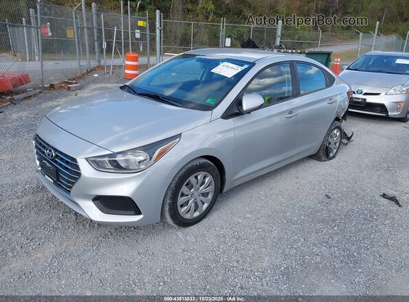 3KPC24A68LE095386 2020 HYUNDAI ACCENT Silver წინა მარცხენა ხედი სამი მეოთხედიდან