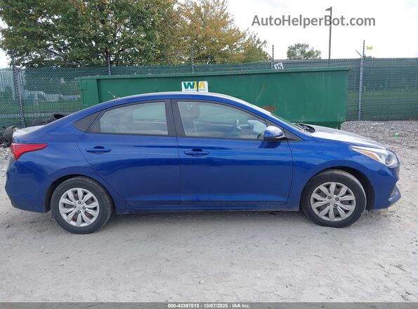 3KPC24A68LE112770 2020 HYUNDAI ACCENT Blue უკანა სალონის ხედი