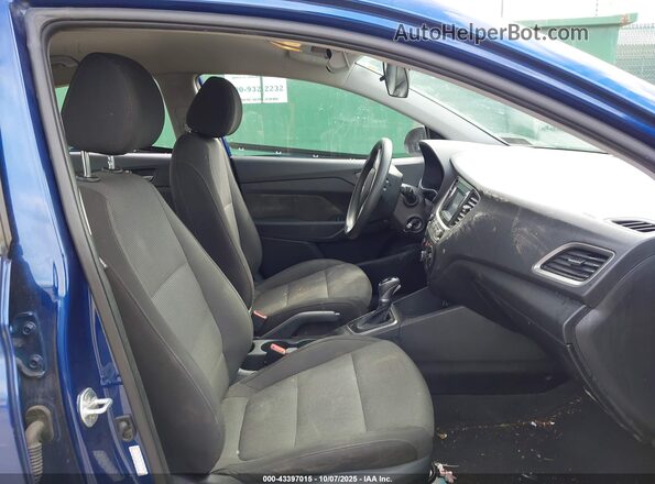 3KPC24A68LE112770 2020 HYUNDAI ACCENT Blue წინა სალონის ხედი