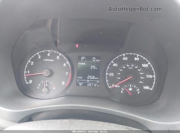 3KPC24A68LE112770 2020 HYUNDAI ACCENT Blue უკანა სავარძლების ხედი