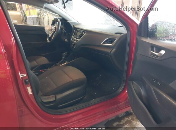 3KPC24A68ME130123 2021 HYUNDAI ACCENT Red Widok wnętrza z przodu