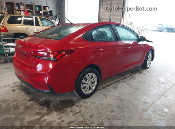 3KPC24A68ME130123 2021 HYUNDAI ACCENT Red Tył prawy