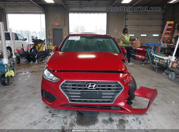 3KPC24A68ME130123 2021 HYUNDAI ACCENT Red Widok zestawu wskaźników