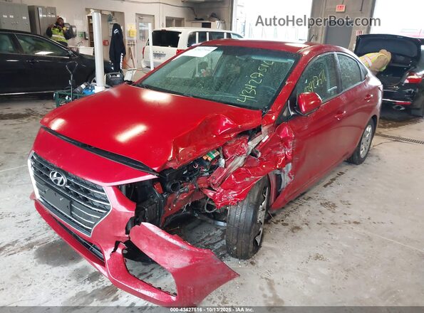 3KPC24A68ME130123 2021 HYUNDAI ACCENT Red Przód lewy