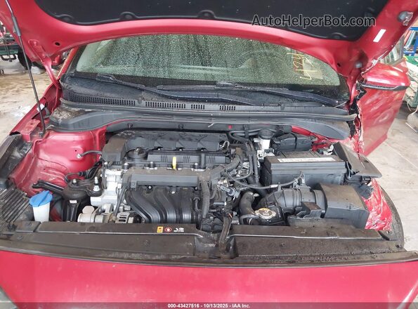 3KPC24A68ME130123 2021 HYUNDAI ACCENT Red Widok z tyłu