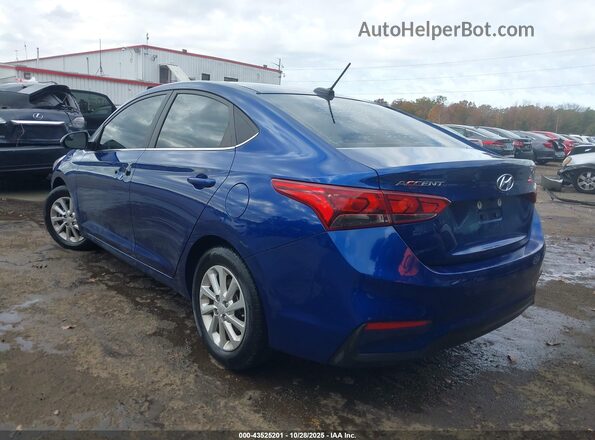 3KPC24A68ME136701 2021 HYUNDAI ACCENT Blue Հետևի ձախ