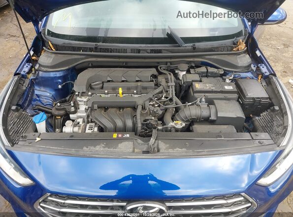 3KPC24A68ME136701 2021 HYUNDAI ACCENT Blue Հետևի տեսք