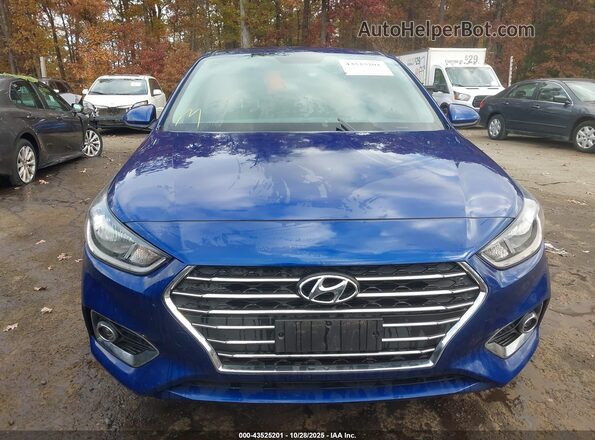 3KPC24A68ME136701 2021 HYUNDAI ACCENT Blue Առջևի վահանակի տեսք