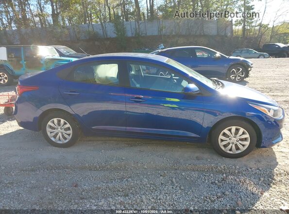 3KPC24A68ME144202 2021 HYUNDAI ACCENT Blue Rear interior view