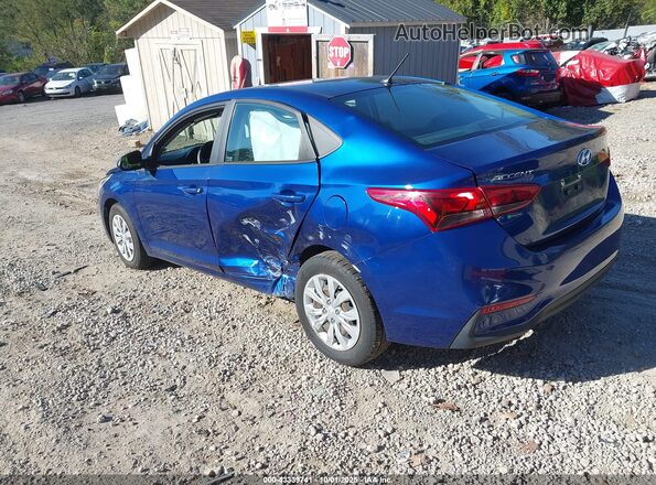 3KPC24A68ME144202 2021 HYUNDAI ACCENT Blue Rear left
