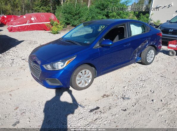 3KPC24A68ME144202 2021 HYUNDAI ACCENT Blue Front left