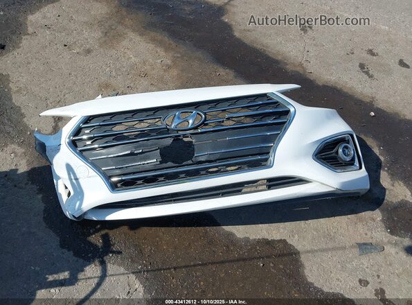 3KPC24A68ME150839 2021 HYUNDAI ACCENT White Instrument cluster view