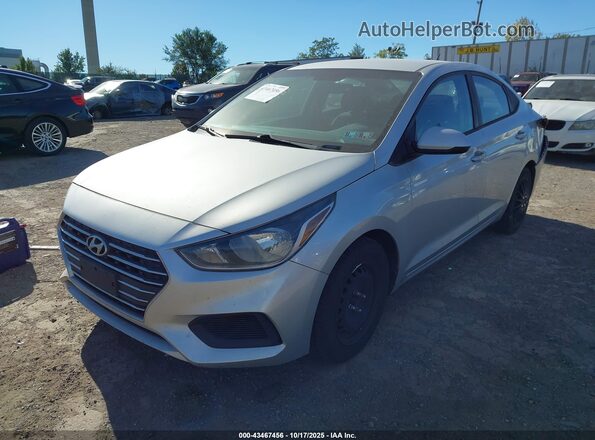 3KPC24A69LE096496 2020 HYUNDAI ACCENT Silver წინა მარცხენა ხედი სამი მეოთხედიდან