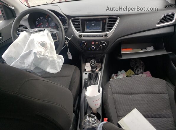 3KPC24A69LE098720 2020 HYUNDAI ACCENT Red Вид панелі приладів
