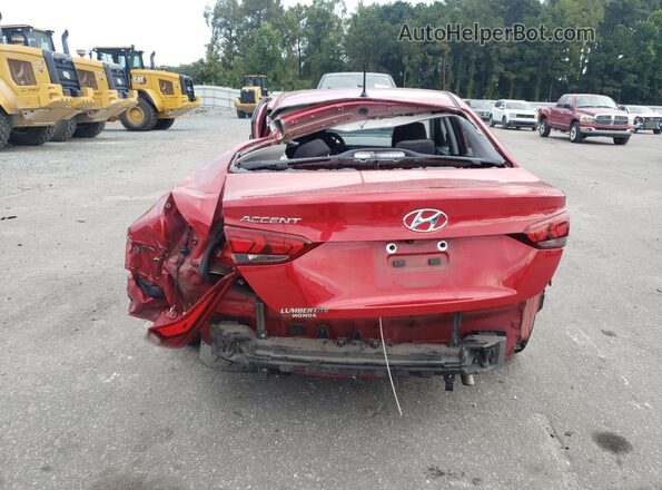 3KPC24A69LE098720 2020 HYUNDAI ACCENT Red Вид ззаду